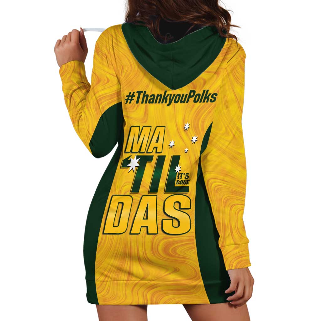 Polkinghorne Australia Matildas Hoodie Dress 2024 Thank You Polks