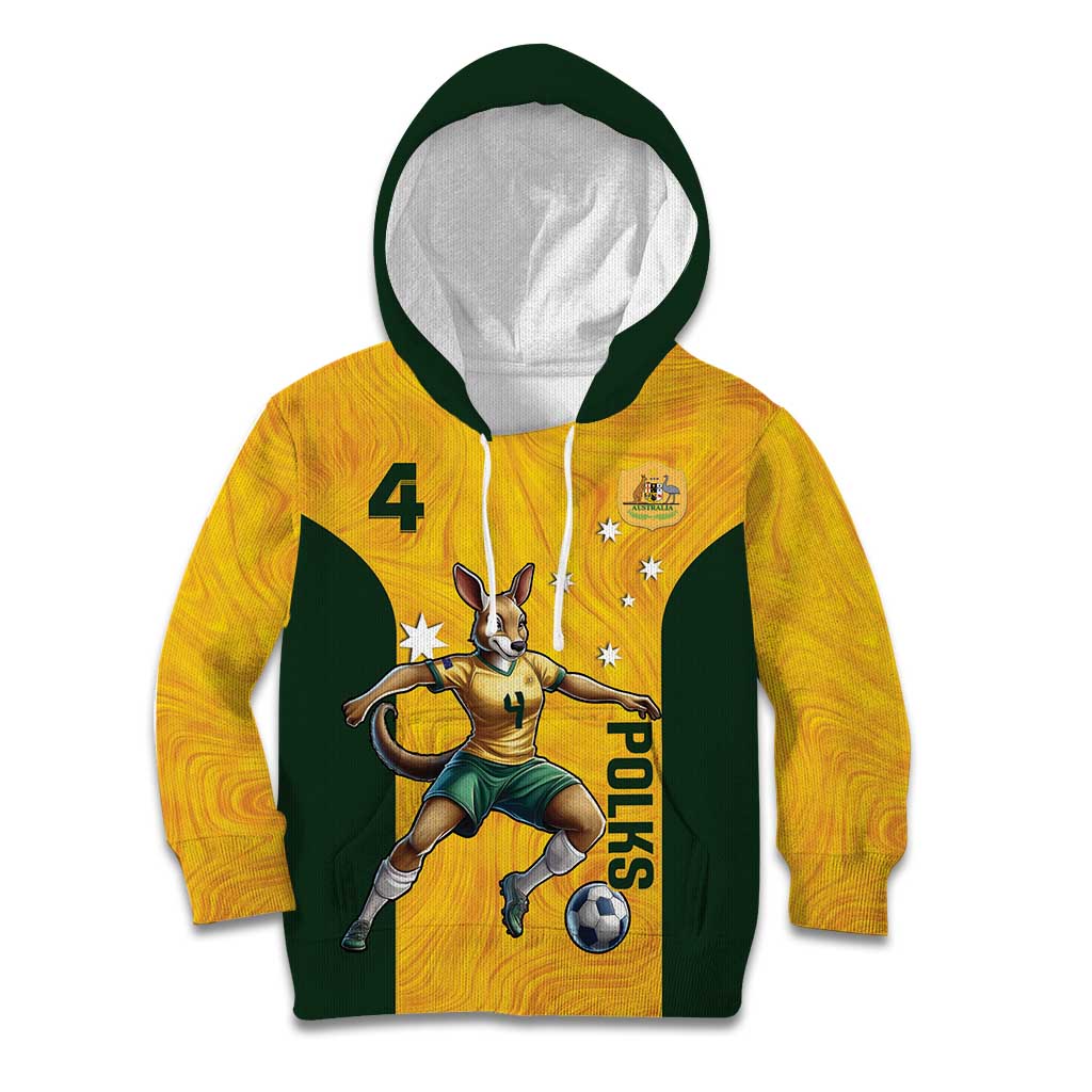 Polkinghorne Australia Matildas Kid Hoodie 2024 Thank You Polks