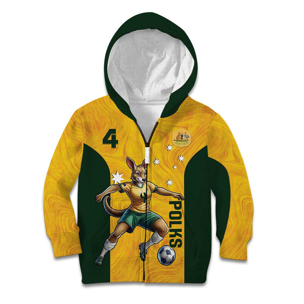 Polkinghorne Australia Matildas Kid Hoodie 2024 Thank You Polks