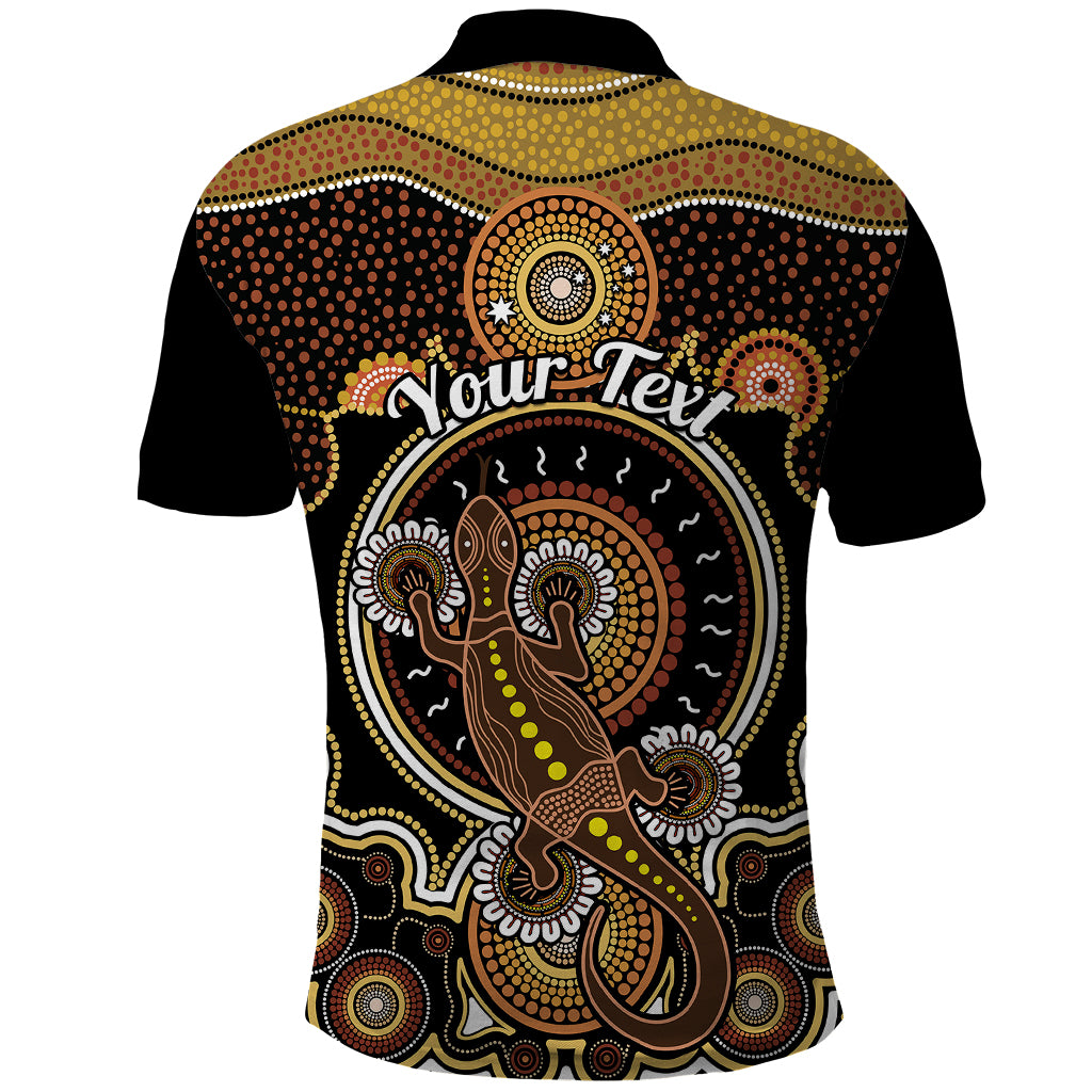 personalised-australian-astrology-polo-shirt-aboriginal-goanna-zodiac-sign