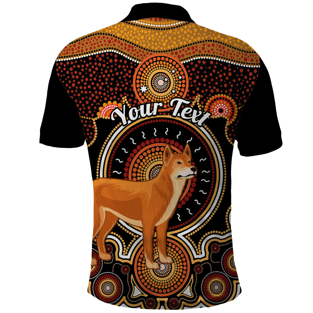 personalised-australian-astrology-polo-shirt-aboriginal-dingo-zodiac-sign