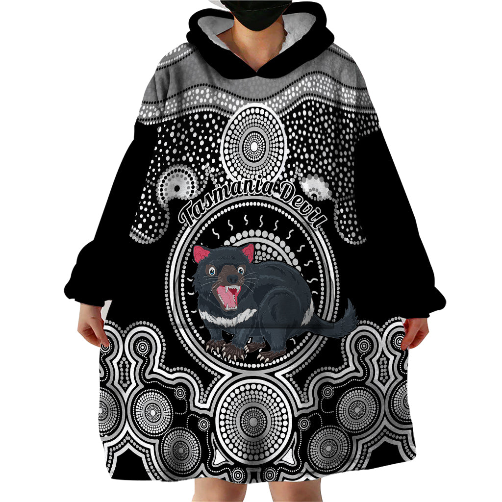 personalised-australian-astrology-wearable-blanket-hoodie-aboriginal-tasmania-devil-zodiac-sign