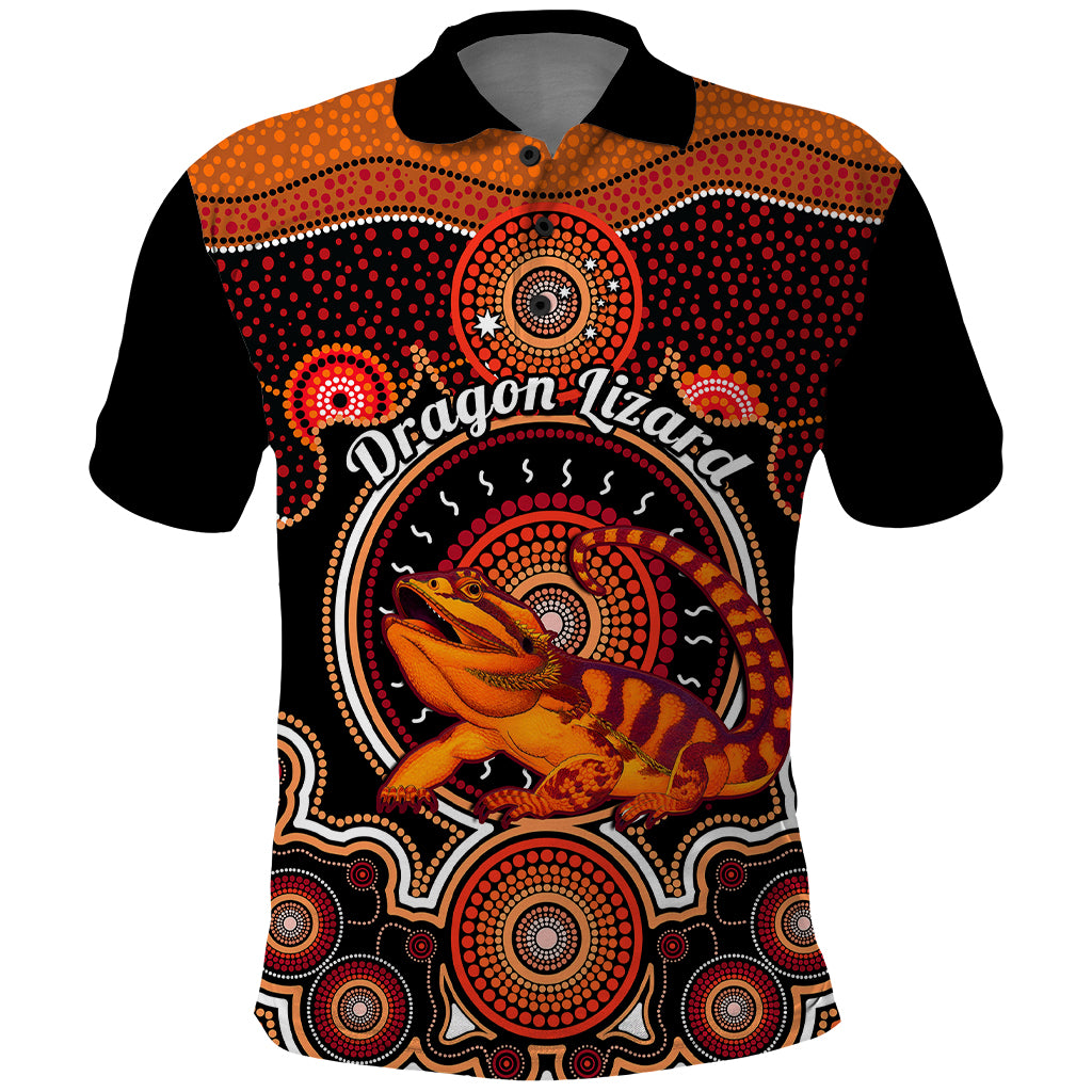 personalised-australian-astrology-polo-shirt-aboriginal-dragon-lizard-zodiac-sign