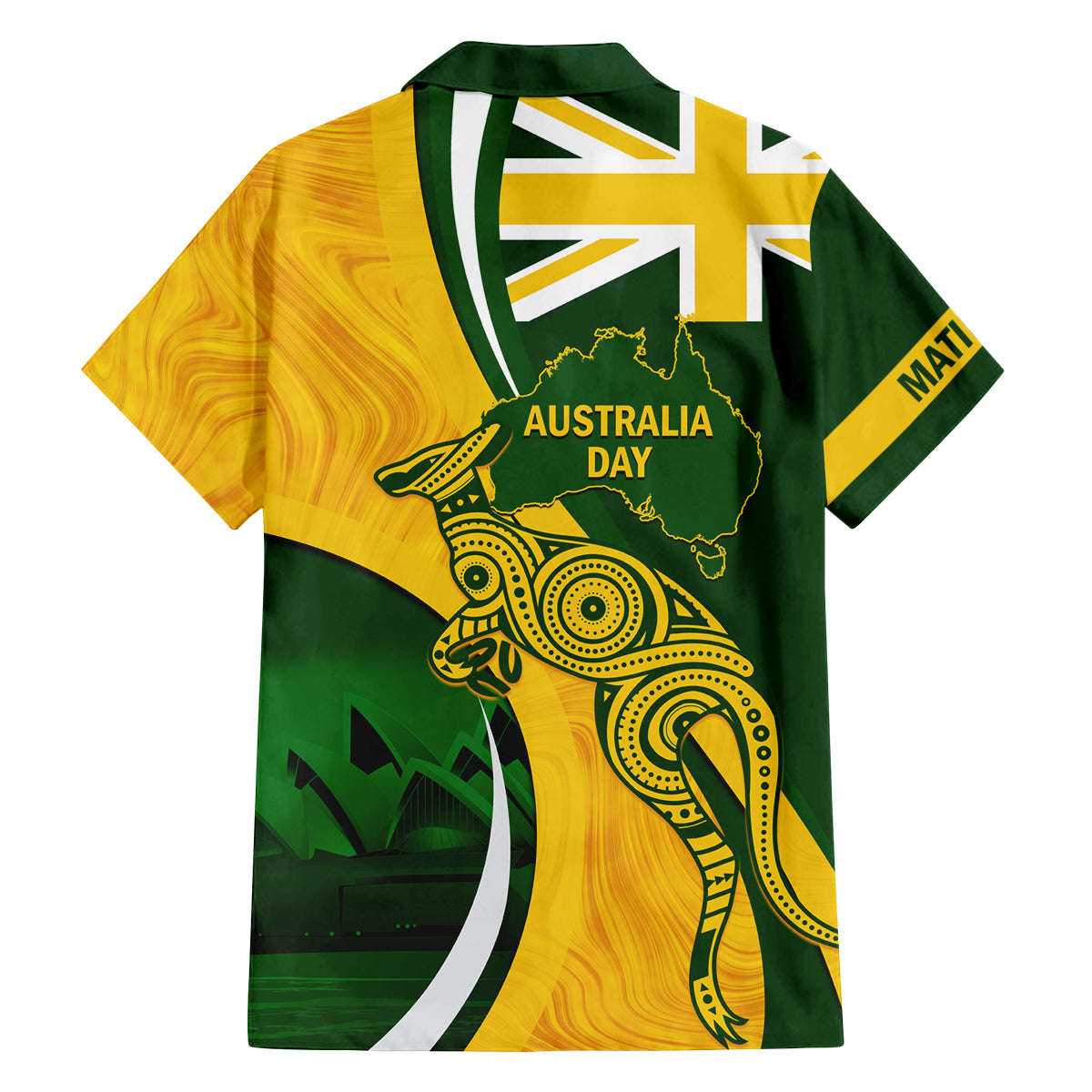 Matildas Soccer Family Matching Off Shoulder Long Sleeve Dress and Hawaiian Shirt 2024 Happy Australia Day Kangaroo Aussie Proud - National Color