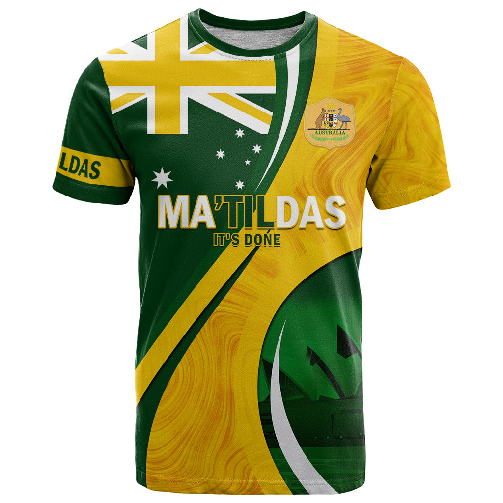 Matildas Soccer T Shirt 2024 Happy Australia Day Kangaroo Aussie Proud - National Color