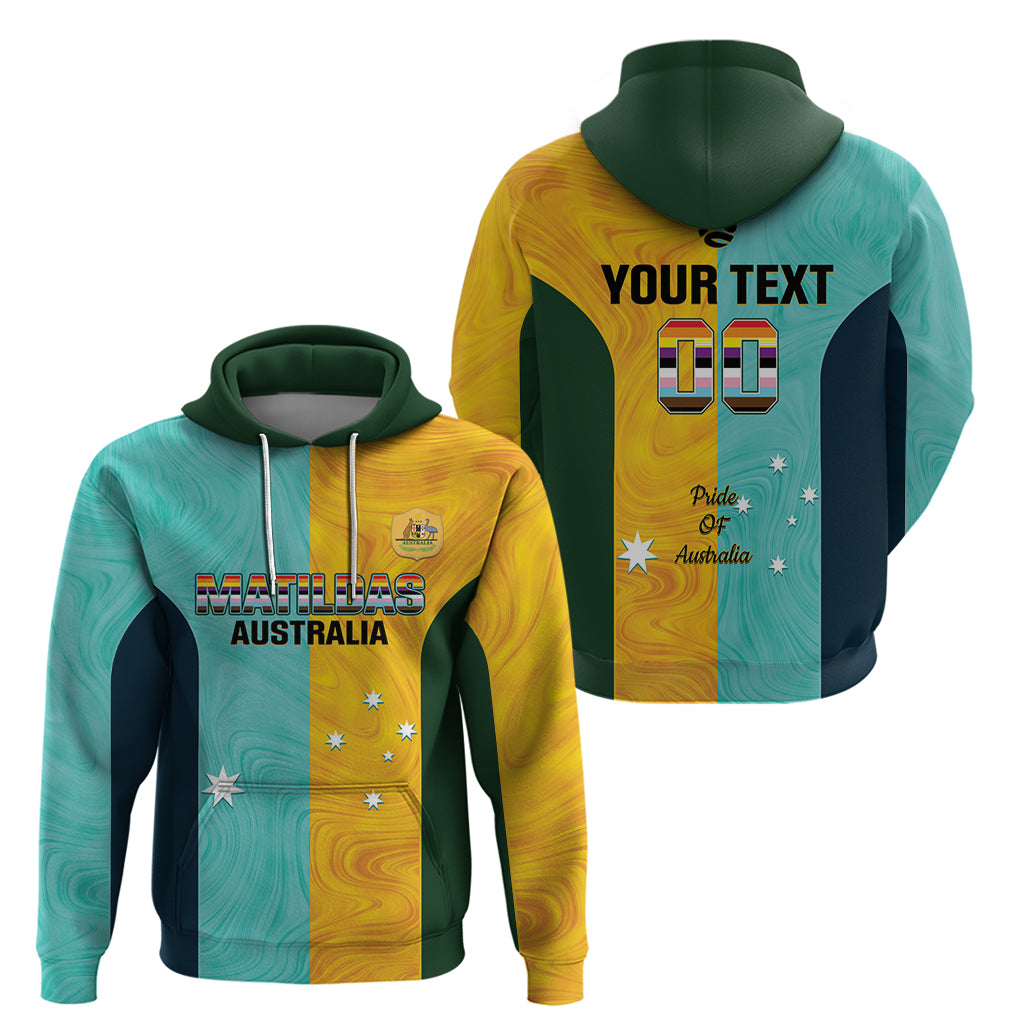 Custom Pride Month Matildas Hoodie Australia Til Its Done Mixed Color