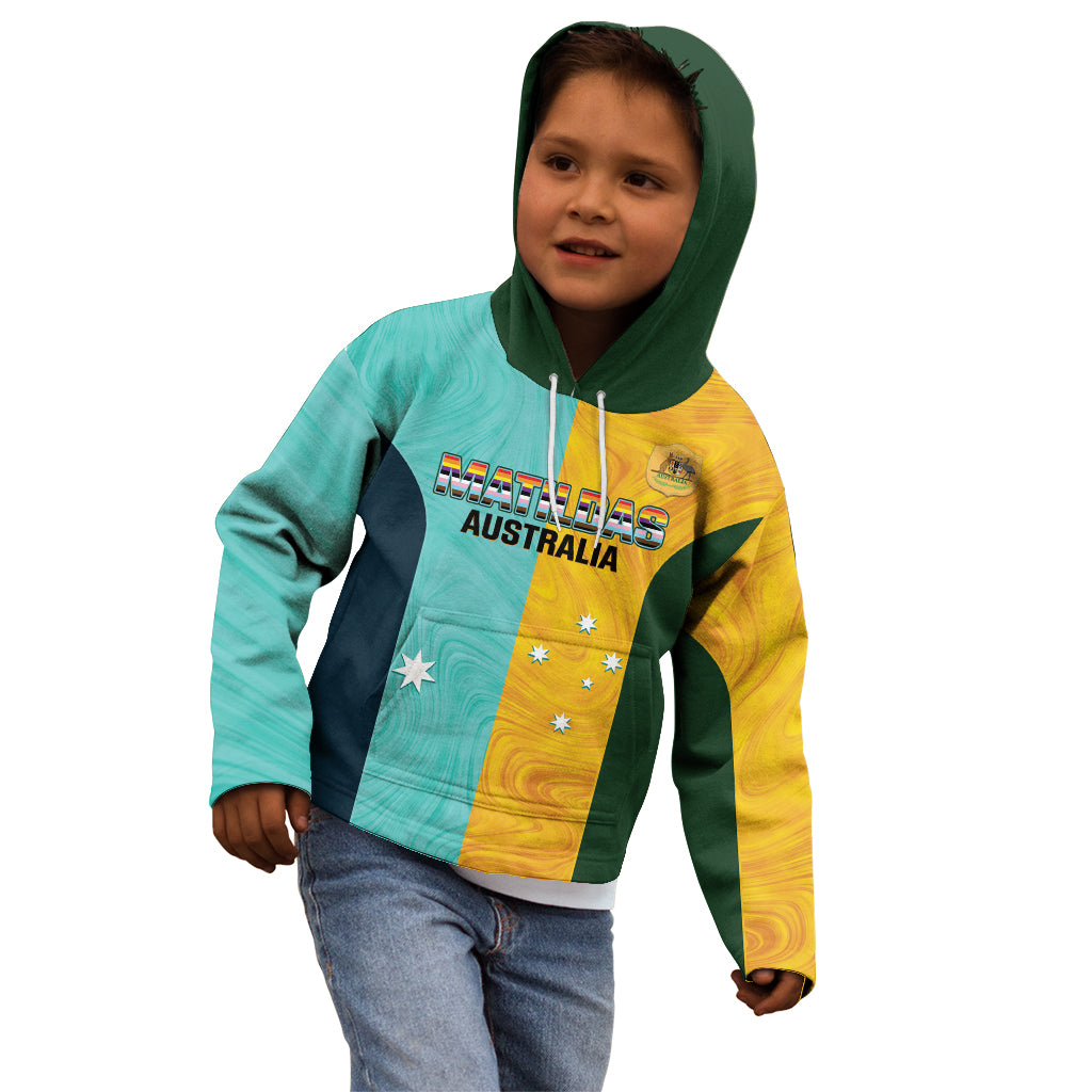 Custom Pride Month Matildas Kid Hoodie Australia Til Its Done Mixed Color