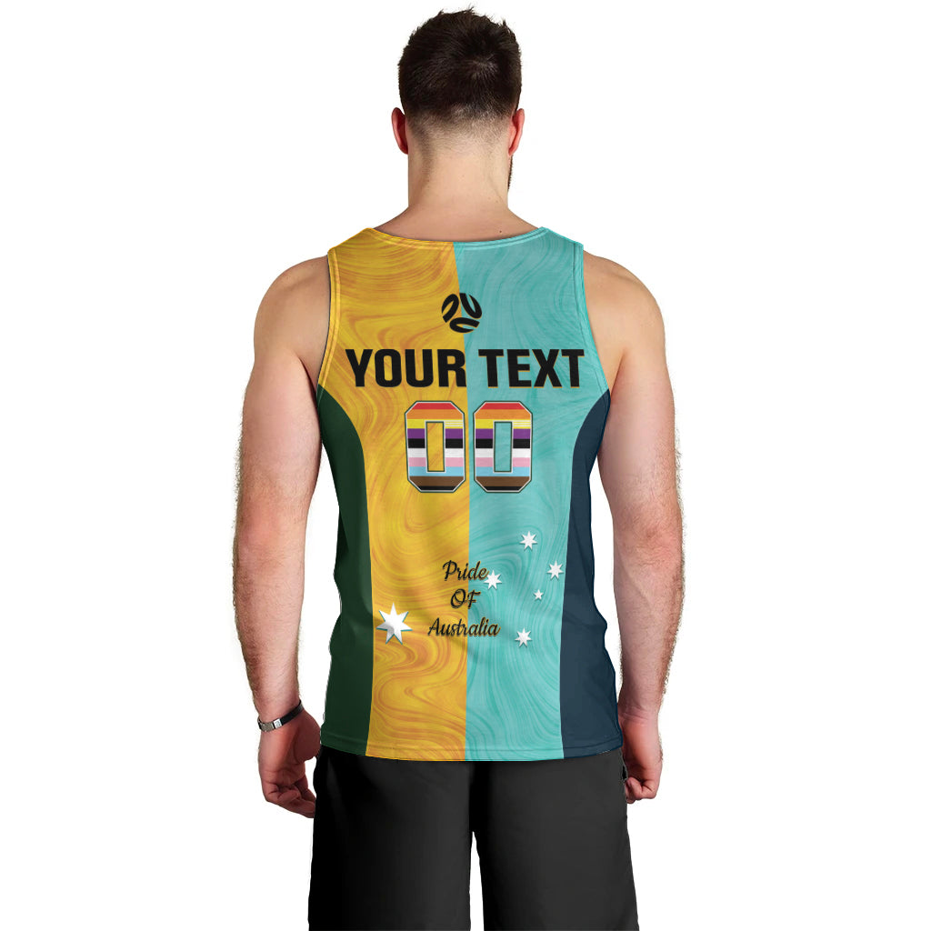 Custom Pride Month Matildas Men Tank Top Australia Til Its Done Mixed Color