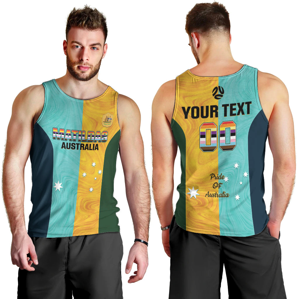 Custom Pride Month Matildas Men Tank Top Australia Til Its Done Mixed Color