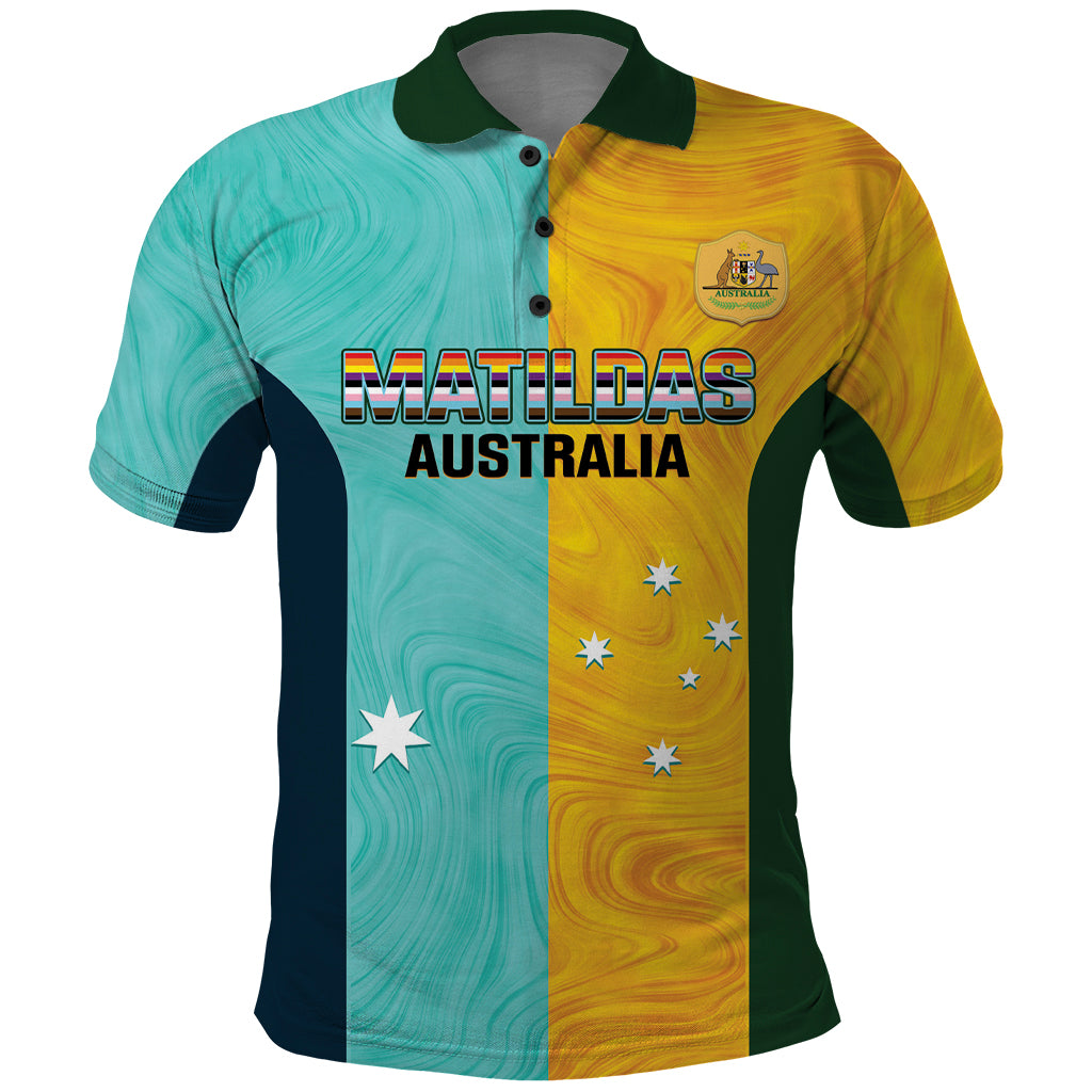 Custom Pride Month Matildas Polo Shirt Australia Til Its Done Mixed Color