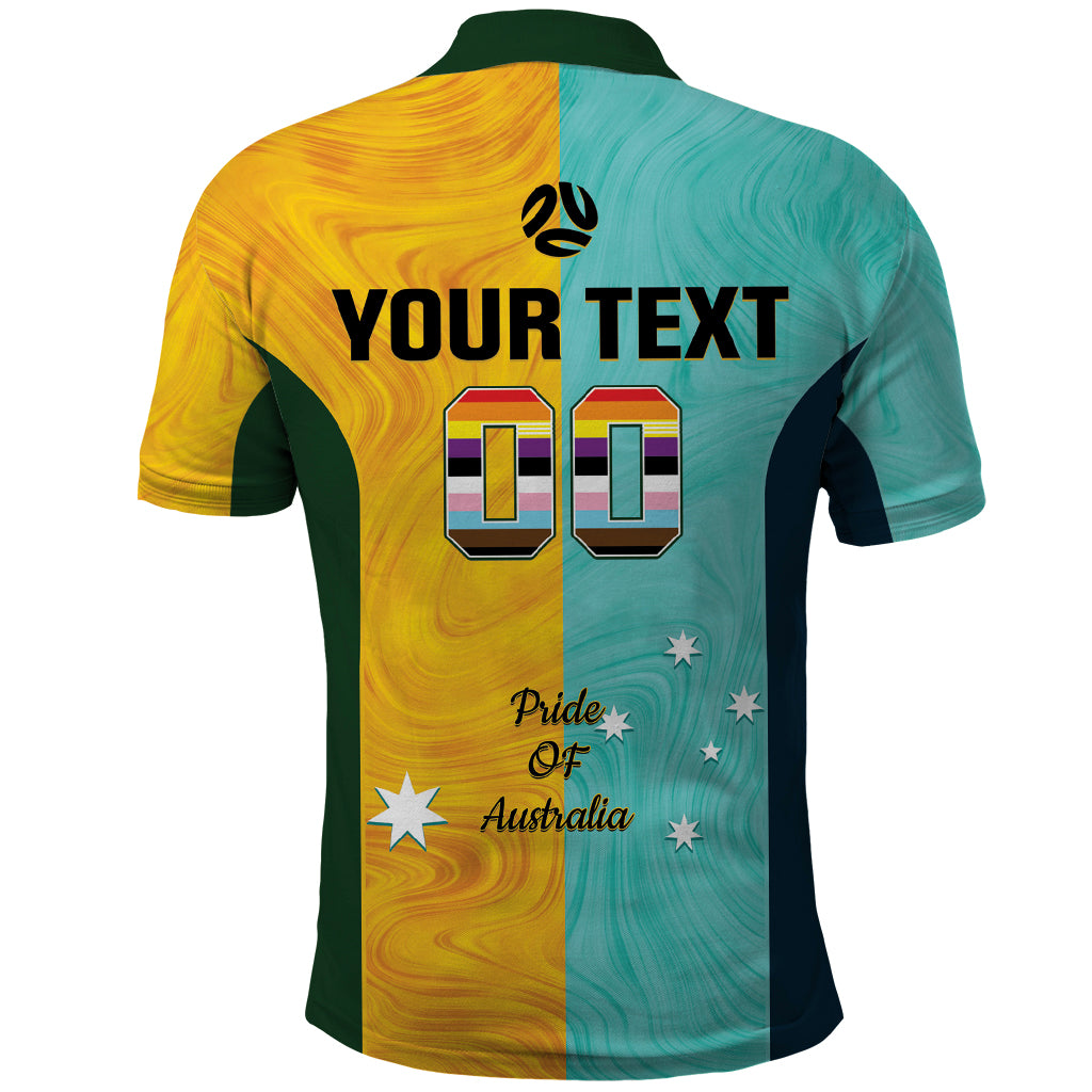 Custom Pride Month Matildas Polo Shirt Australia Til Its Done Mixed Color