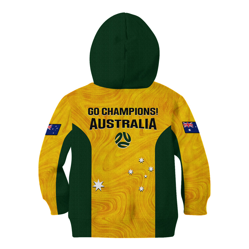 australia-soccer-kid-hoodie-gold-matildas-world-cup-2023-go-champions