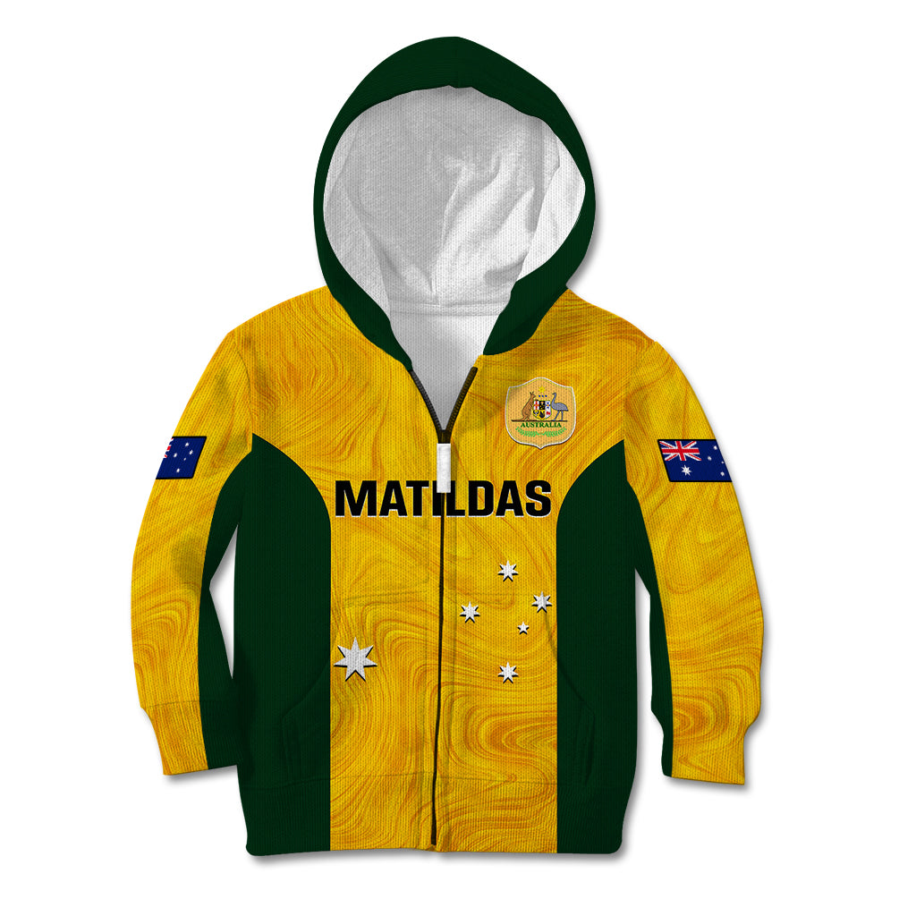 australia-soccer-kid-hoodie-gold-matildas-world-cup-2023-go-champions