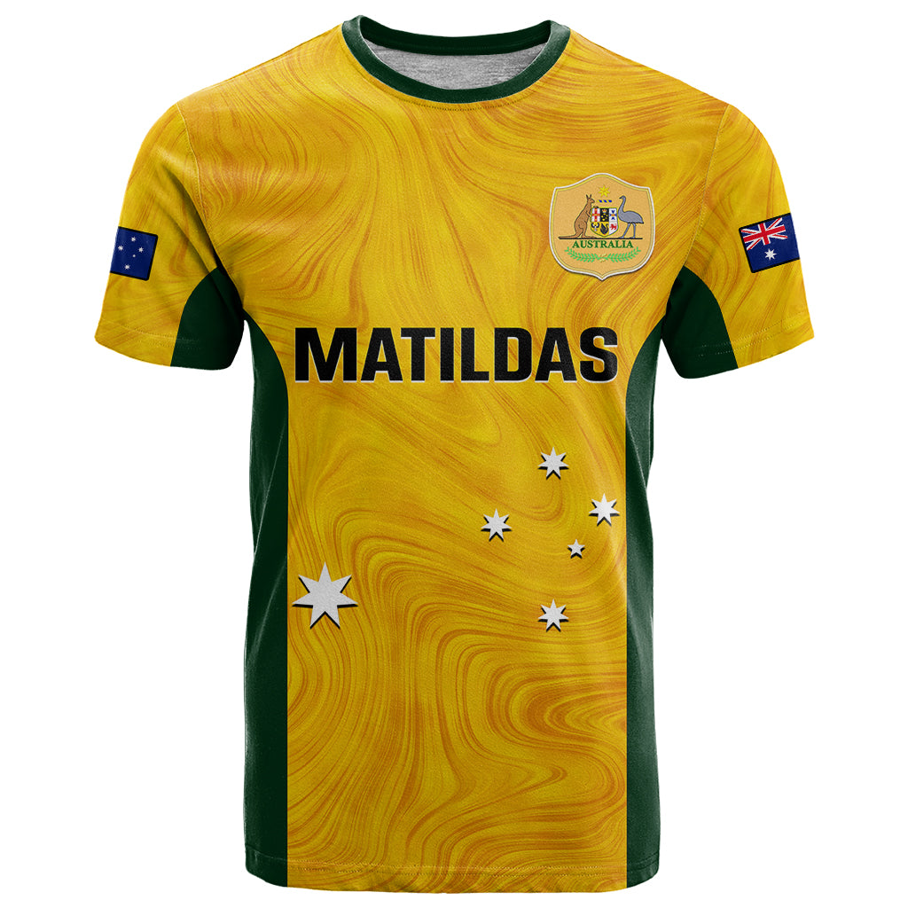 australia-soccer-t-shirt-gold-matildas-world-cup-2023-go-champions