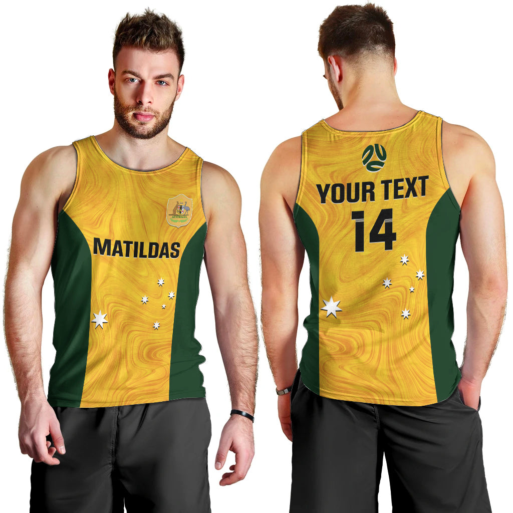 personalised-australia-soccer-men-tank-top-gold-matildas-world-cup-2023-go-champions