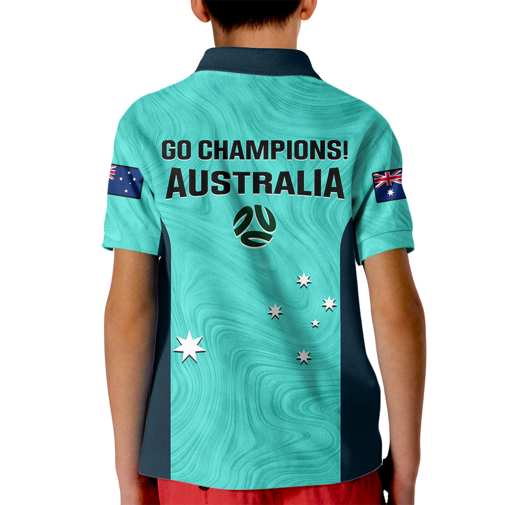 australia-soccer-kid-polo-shirt-turquoise-matildas-world-cup-2023-go-champions