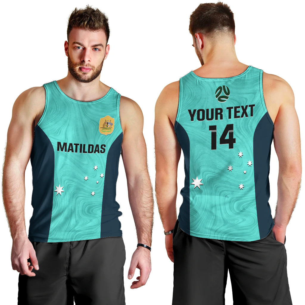 personalised-australia-soccer-men-tank-top-turquoise-matildas-world-cup-2023-go-champions