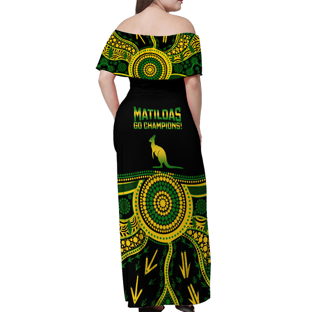 australia-soccer-off-shoulder-maxi-dress-aboriginal-go-matildas-2023-world-cup