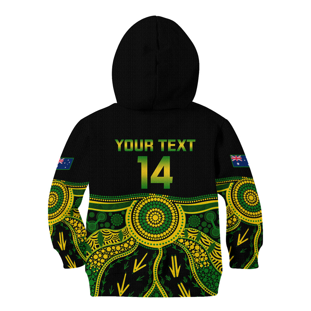 personalised-australia-soccer-kid-hoodie-aboriginal-go-matildas-2023-world-cup