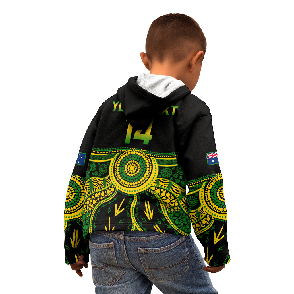 personalised-australia-soccer-kid-hoodie-aboriginal-go-matildas-2023-world-cup