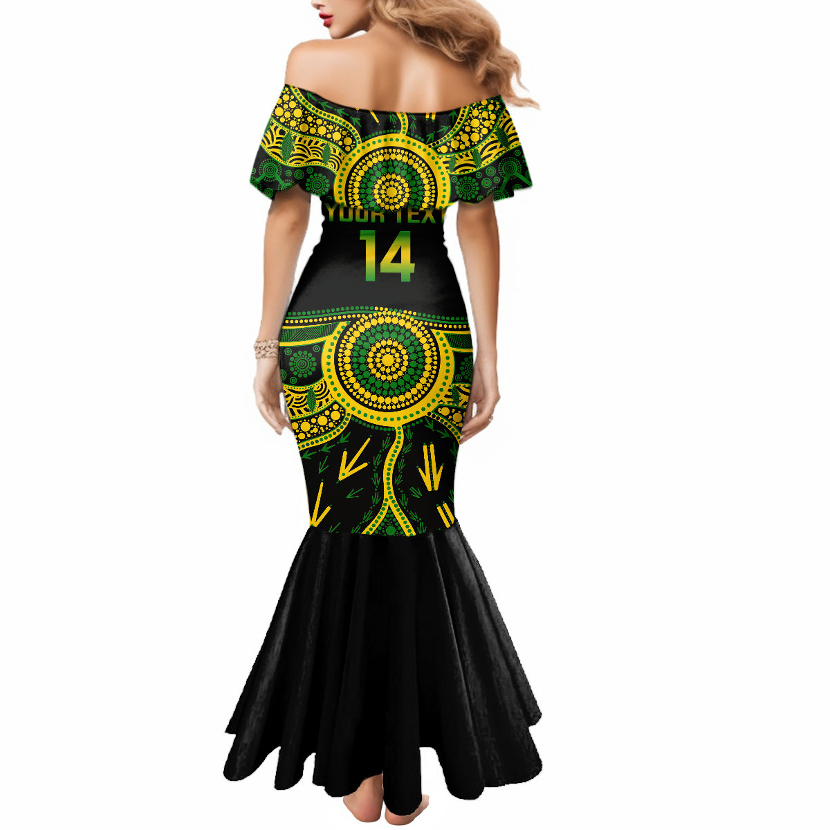 personalised-australia-soccer-mermaid-dress-aboriginal-go-matildas-2023-world-cup