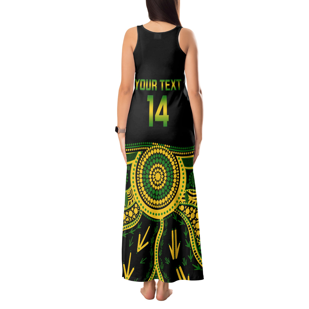 personalised-australia-soccer-tank-maxi-dress-aboriginal-go-matildas-2023-world-cup