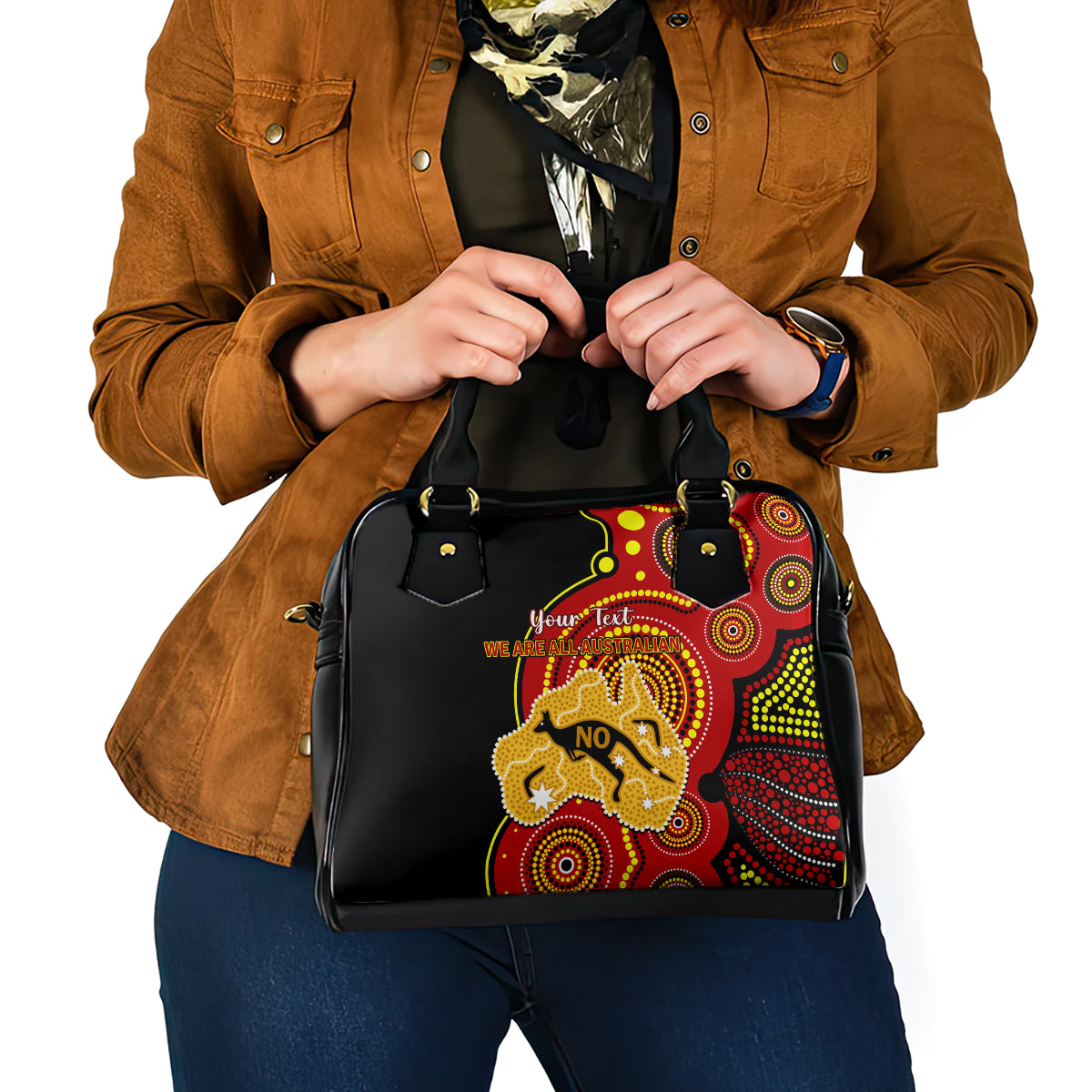 personalised-australia-indigenous-shoulder-handbag-we-are-all-australian-vote-no-to-the-voice