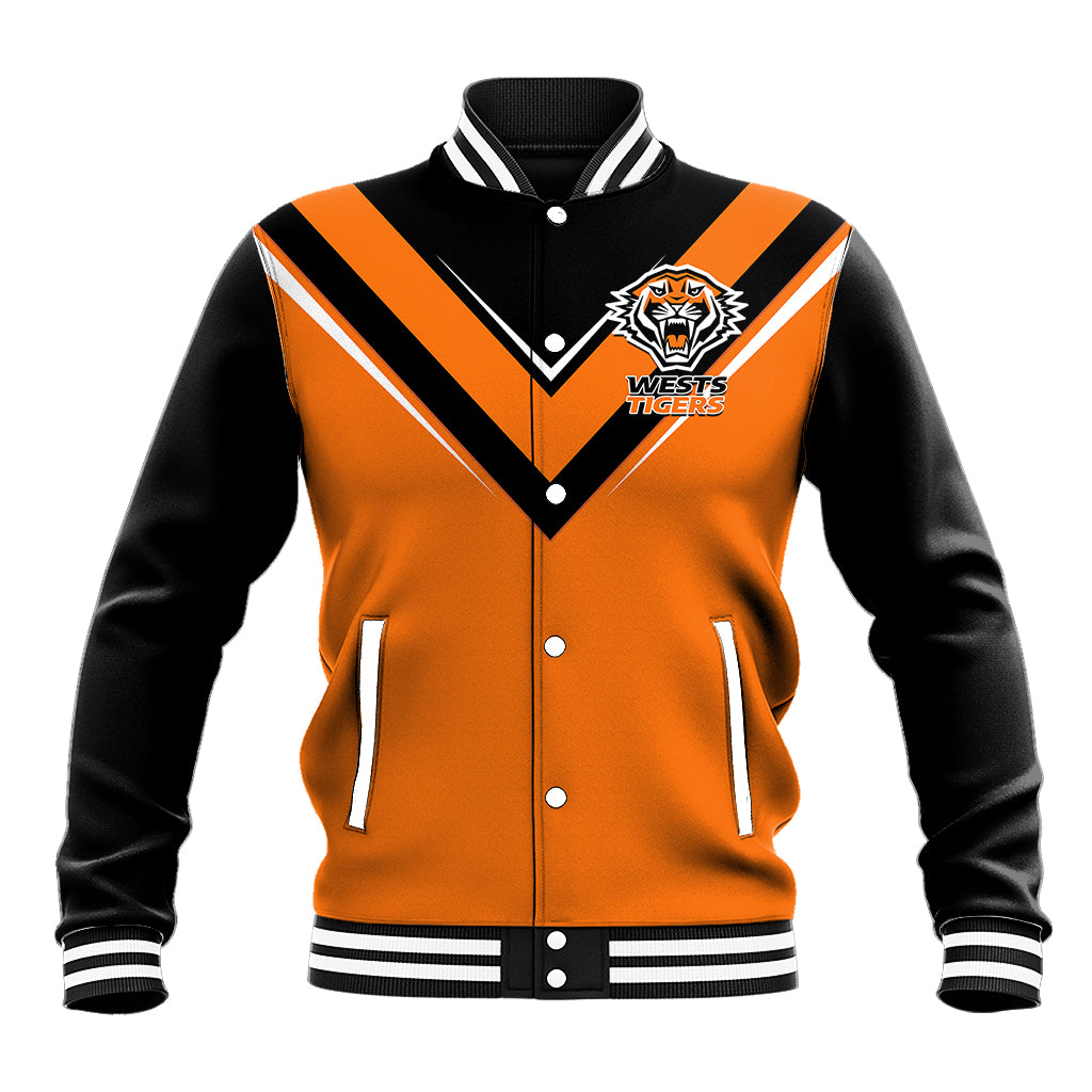 wests-tigers-rugby-baseball-jacket-orange-simple-style