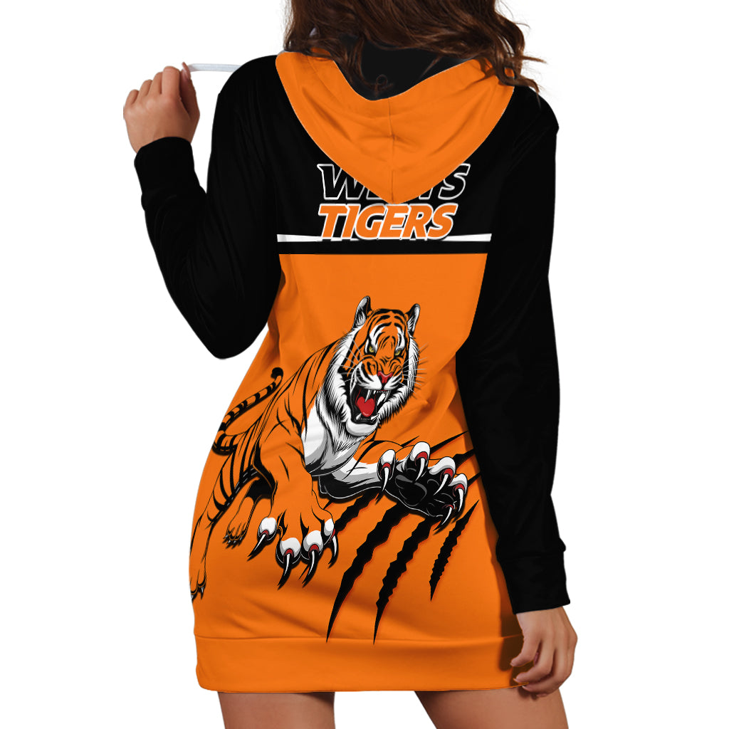 wests-tigers-rugby-hoodie-dress-orange-simple-style