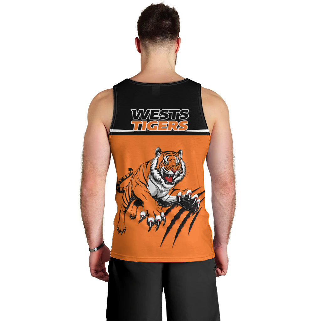 wests-tigers-rugby-men-tank-top-orange-simple-style