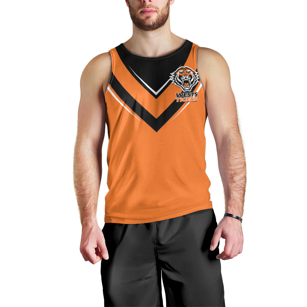 wests-tigers-rugby-men-tank-top-orange-simple-style