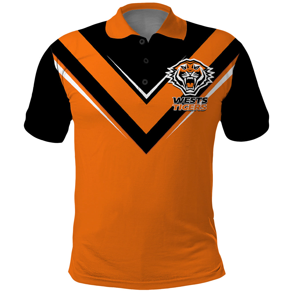 wests-tigers-rugby-polo-shirt-orange-simple-style