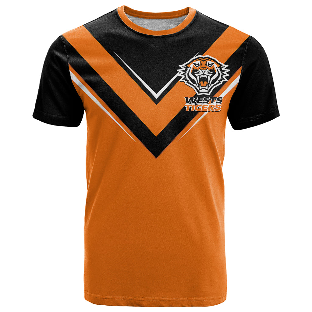 wests-tigers-rugby-t-shirt-orange-simple-style