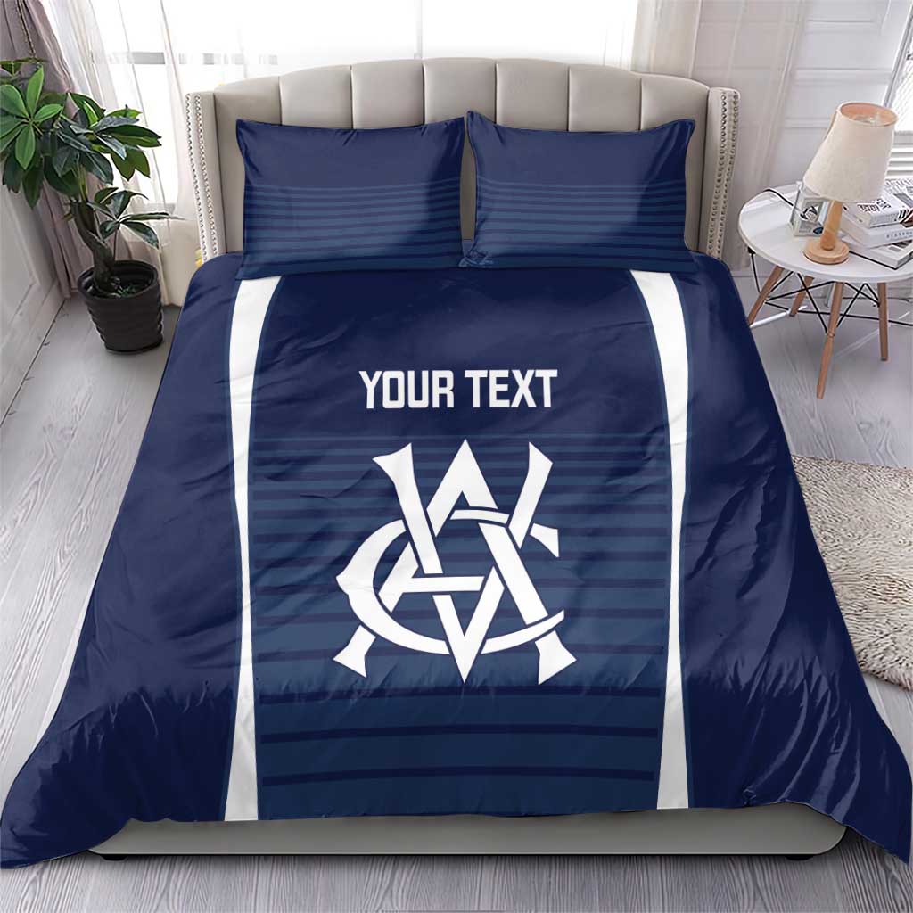 Custom Victoria Cricket Bedding Set Go Champions - Sporty Style