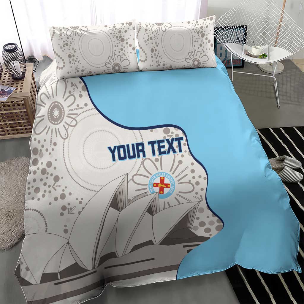 Custom New South Wales Cricket Bedding Set Go NSW - Aboriginal Art