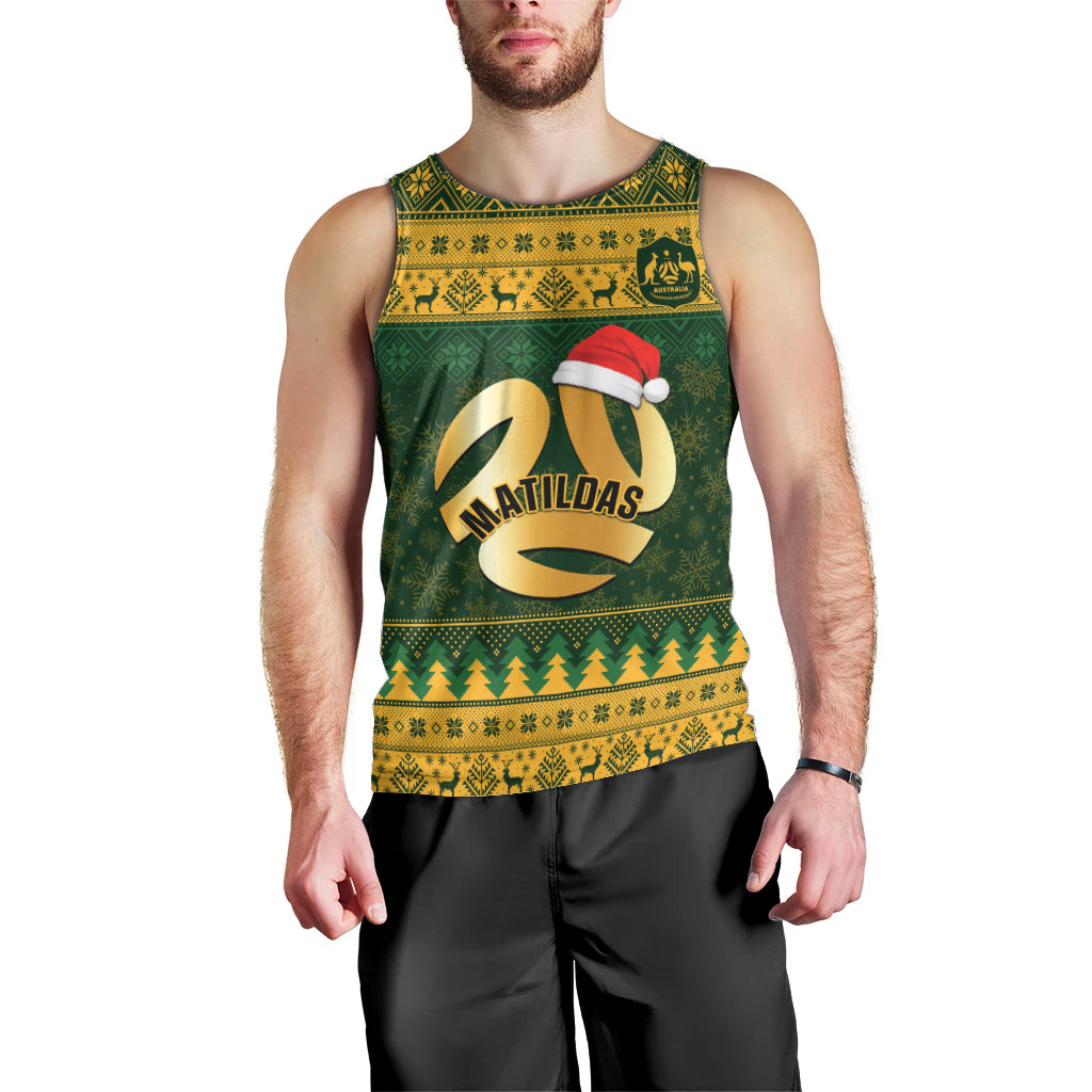 personalised-australia-matildas-christmas-men-tank-top-merry-xmas-2023-national-color