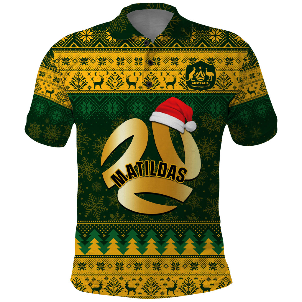 personalised-australia-matildas-christmas-polo-shirt-merry-xmas-2023-national-color