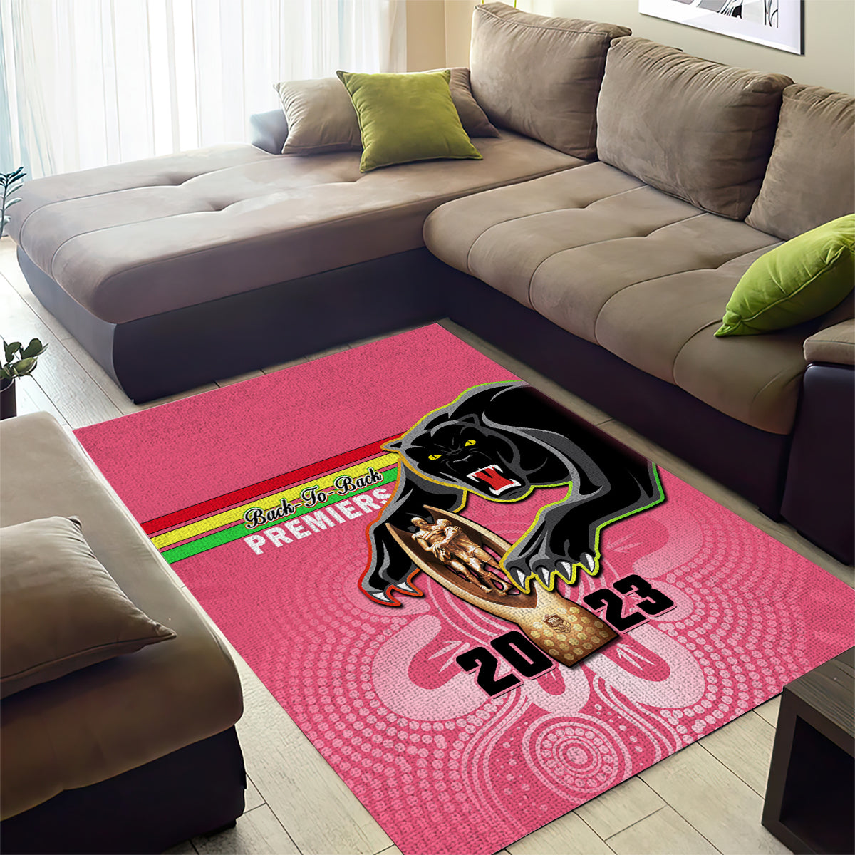 personalised-panthers-area-rug-premiers-back-to-back-2023-pink-version