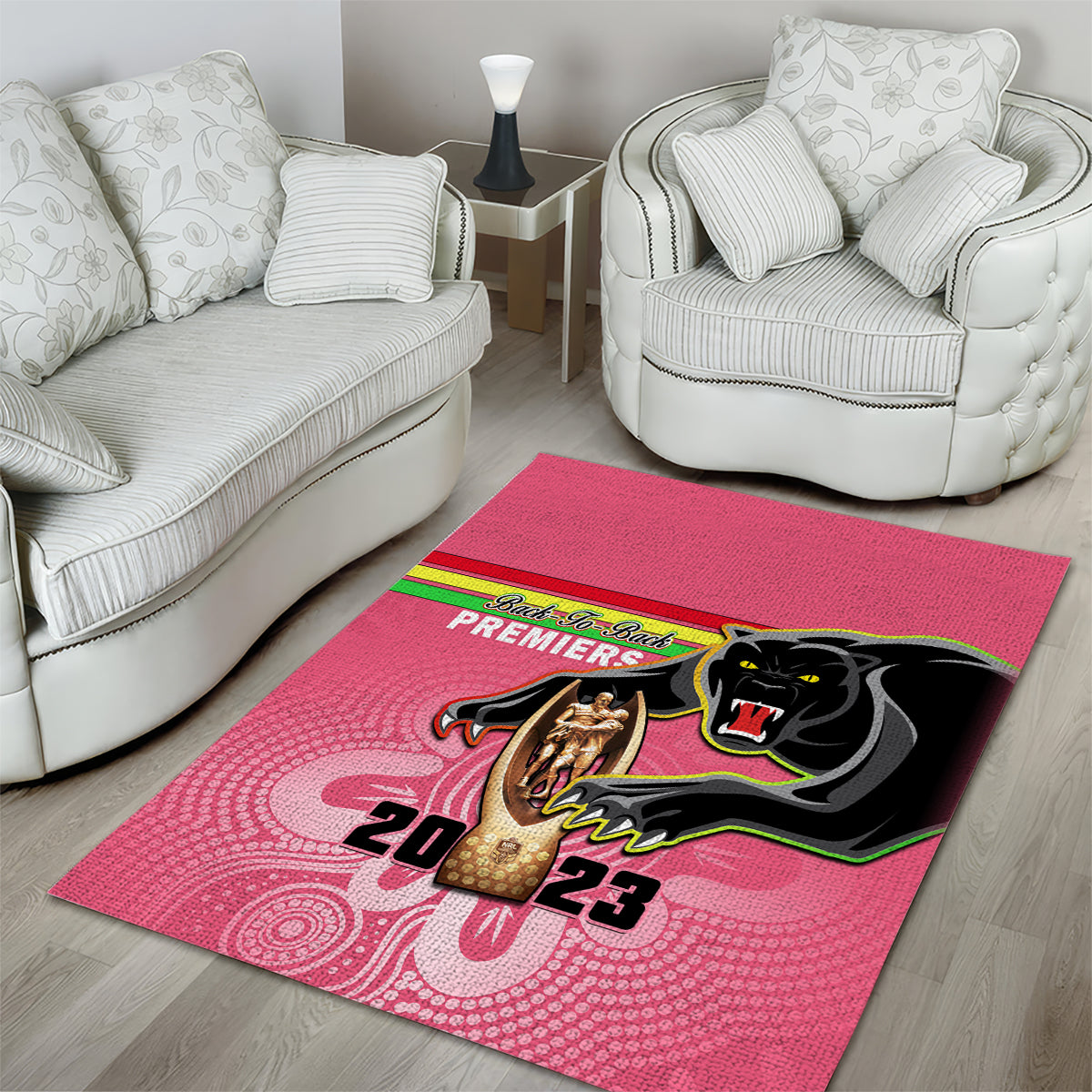 personalised-panthers-area-rug-premiers-back-to-back-2023-pink-version