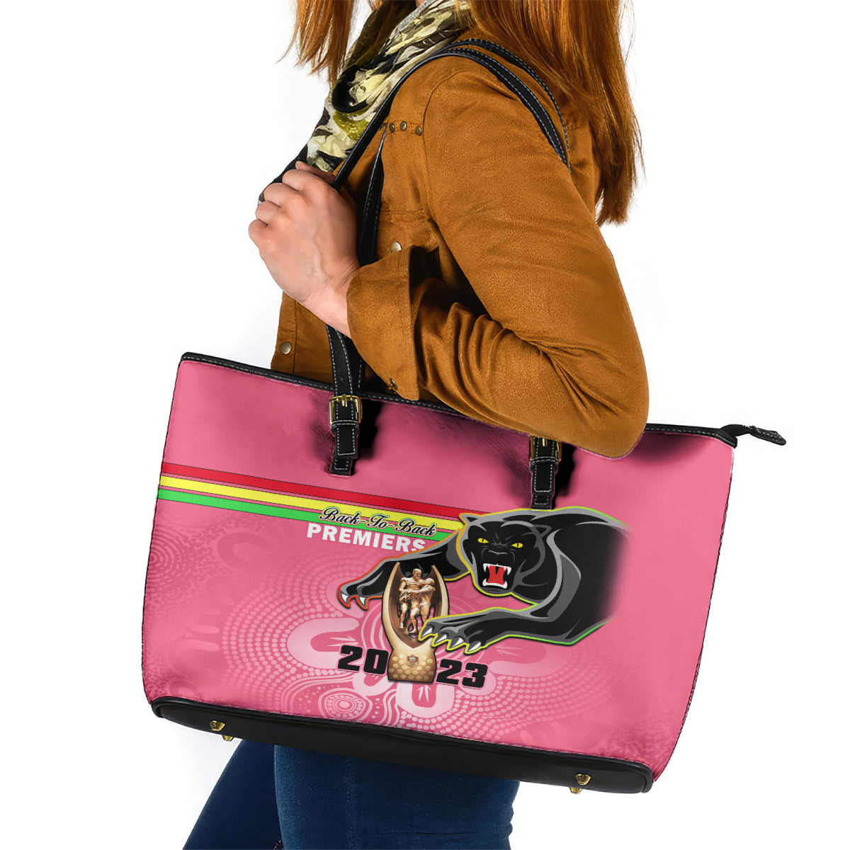 personalised-panthers-leather-tote-bag-premiers-back-to-back-2023-pink-version