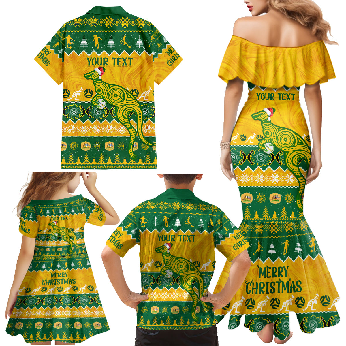 personalised-australia-soccer-christmas-family-matching-mermaid-dress-and-hawaiian-shirt-all-i-want-for-xmas-is-matildas