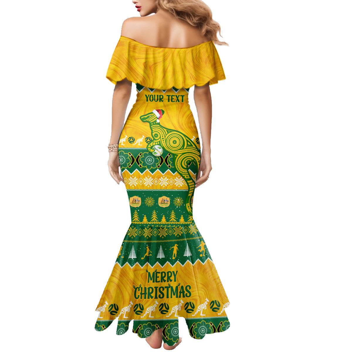 personalised-australia-soccer-christmas-family-matching-mermaid-dress-and-hawaiian-shirt-all-i-want-for-xmas-is-matildas