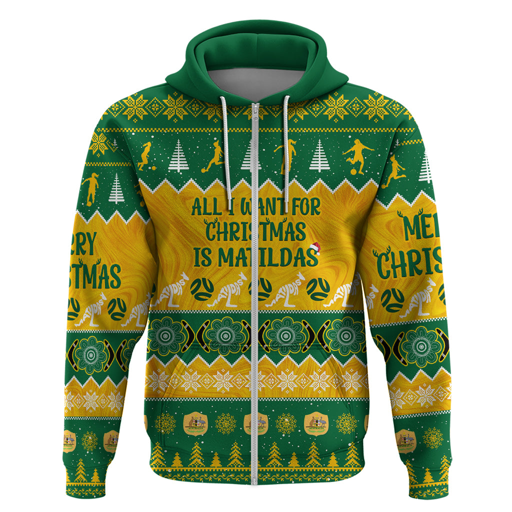 personalised-australia-soccer-christmas-hoodie-all-i-want-for-xmas-is-matildas