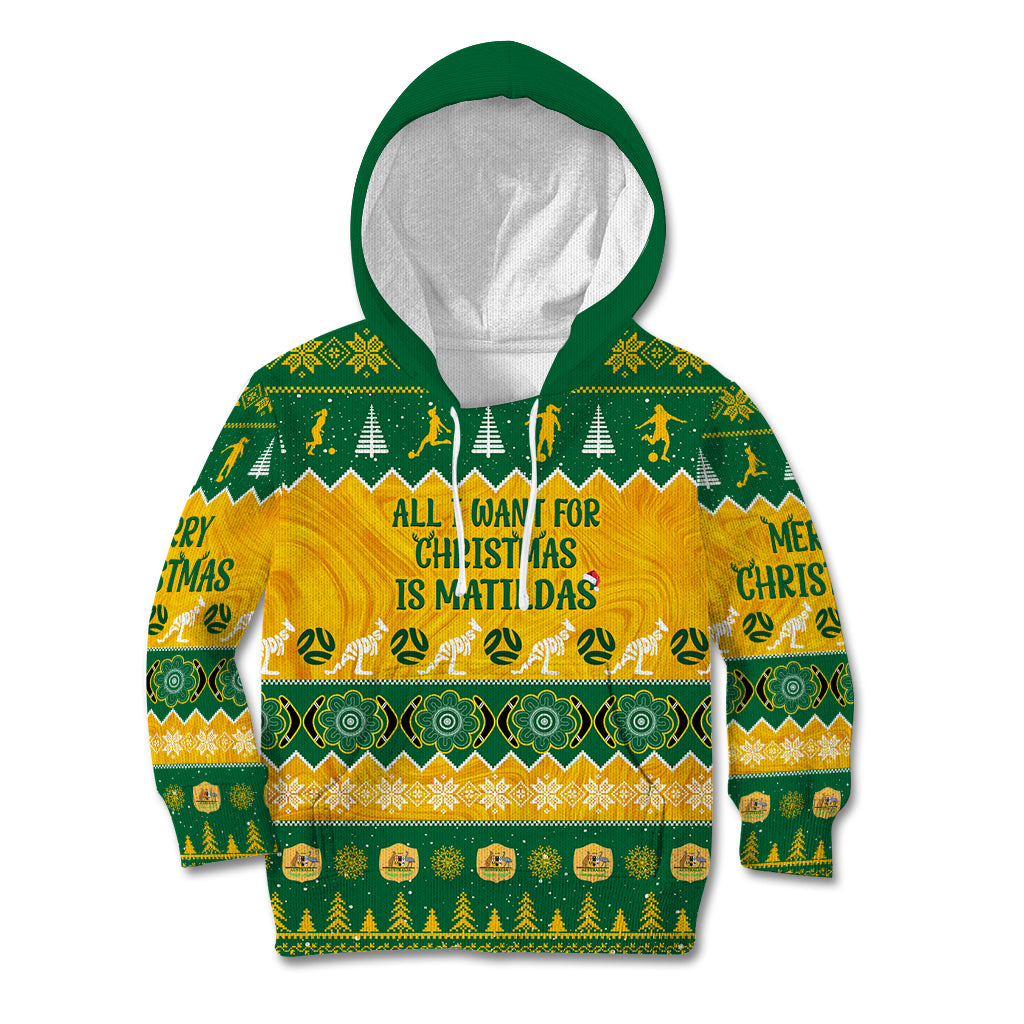 personalised-australia-soccer-christmas-kid-hoodie-all-i-want-for-xmas-is-matildas