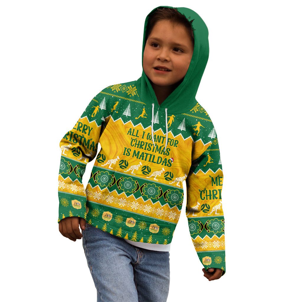 personalised-australia-soccer-christmas-kid-hoodie-all-i-want-for-xmas-is-matildas