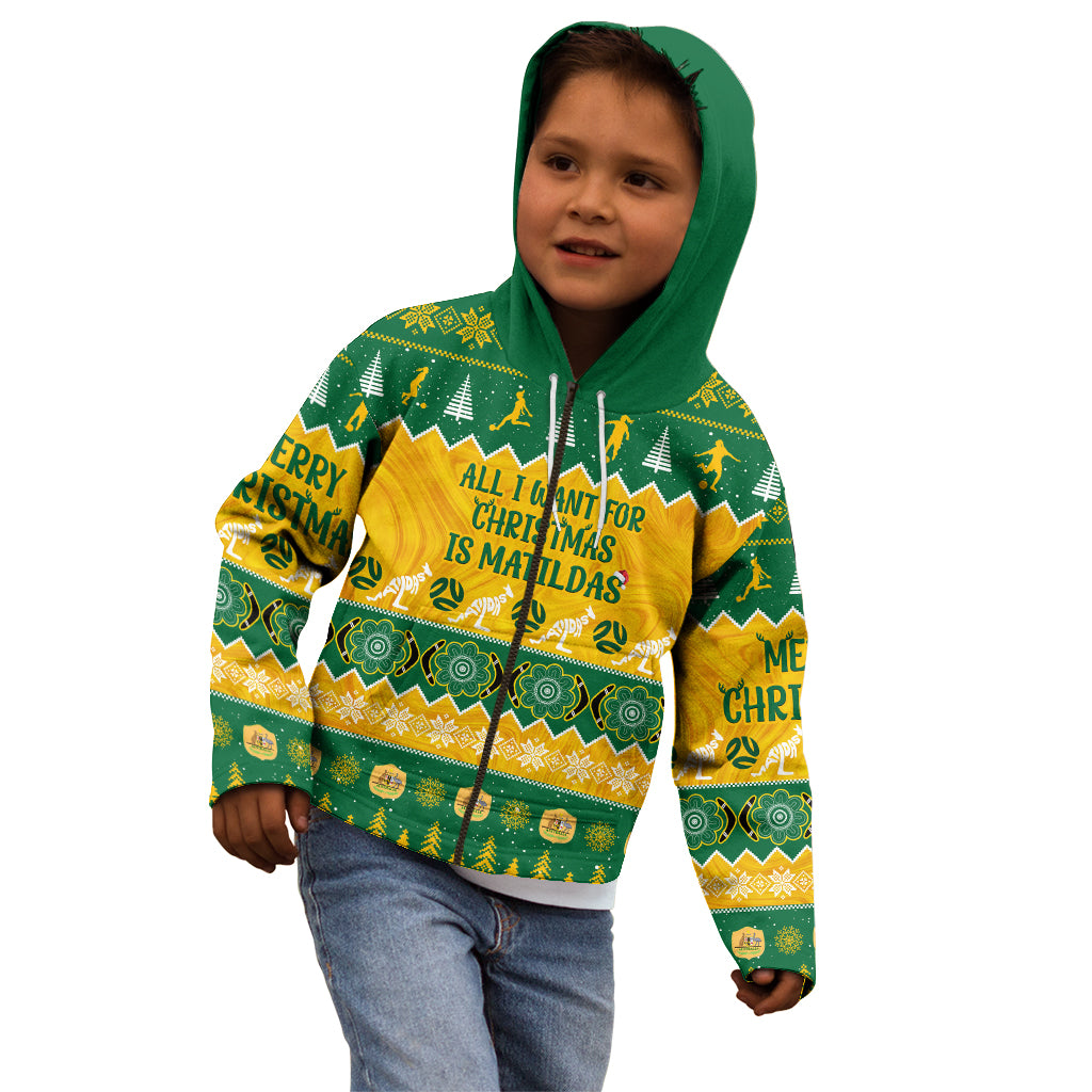 personalised-australia-soccer-christmas-kid-hoodie-all-i-want-for-xmas-is-matildas