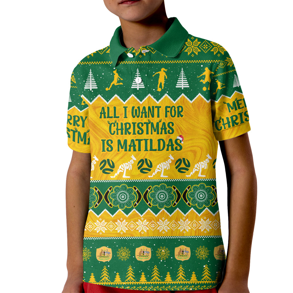 personalised-australia-soccer-christmas-kid-polo-shirt-all-i-want-for-xmas-is-matildas