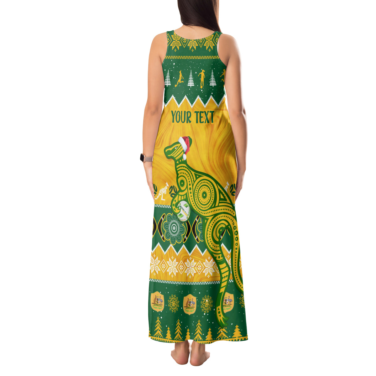 personalised-australia-soccer-christmas-tank-maxi-dress-all-i-want-for-xmas-is-matildas