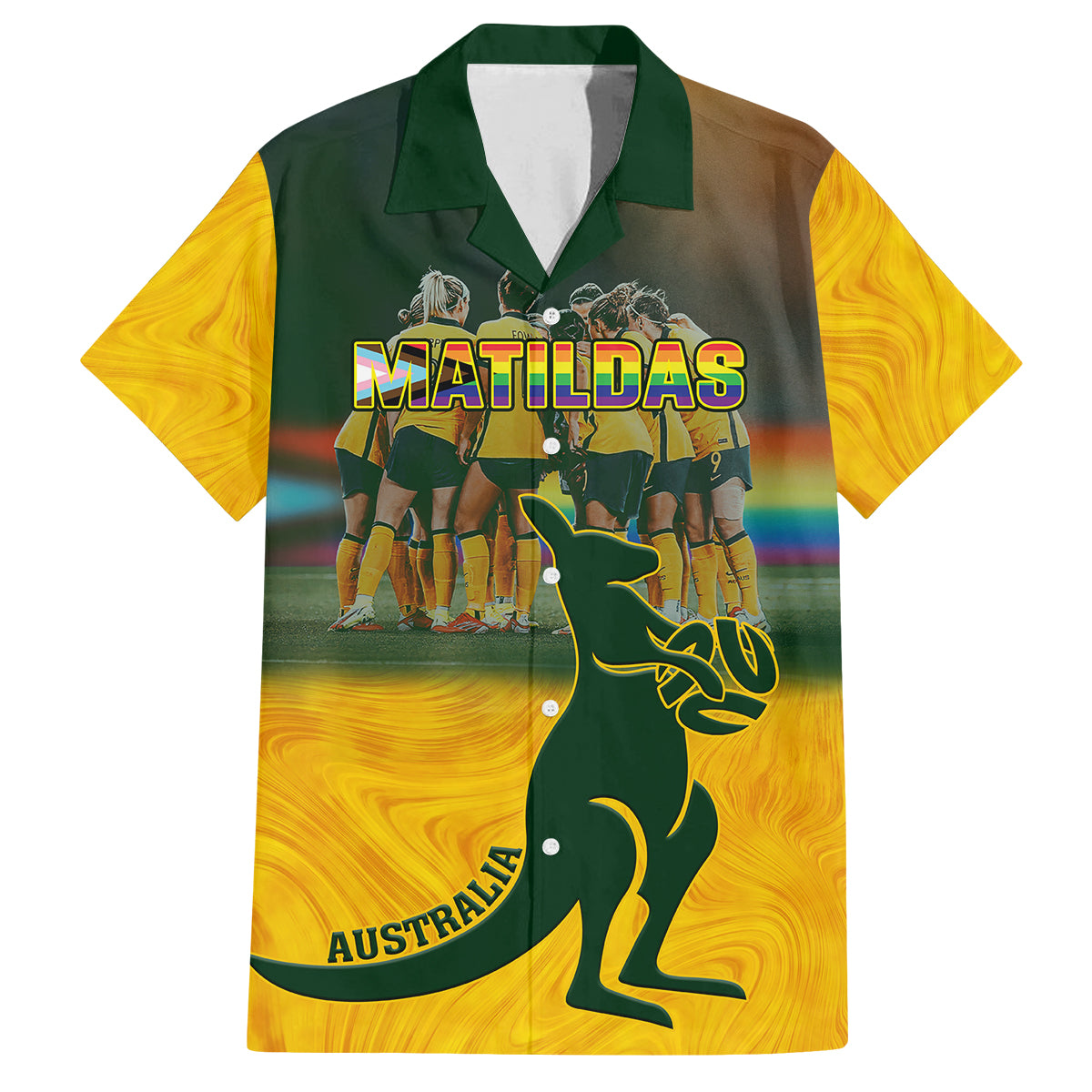 matildas-pride-family-matching-long-sleeve-bodycon-dress-and-hawaiian-shirt-lgbt-kangaroo-australian-proud