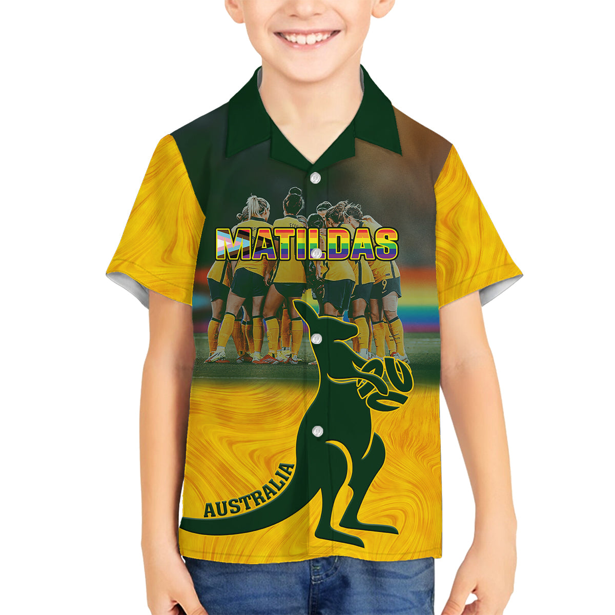 matildas-pride-family-matching-long-sleeve-bodycon-dress-and-hawaiian-shirt-lgbt-kangaroo-australian-proud